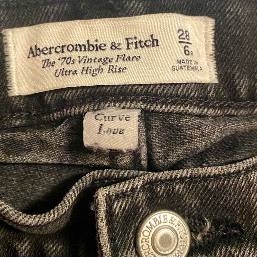 Abercrombie & Fitch Black Denim Jeans